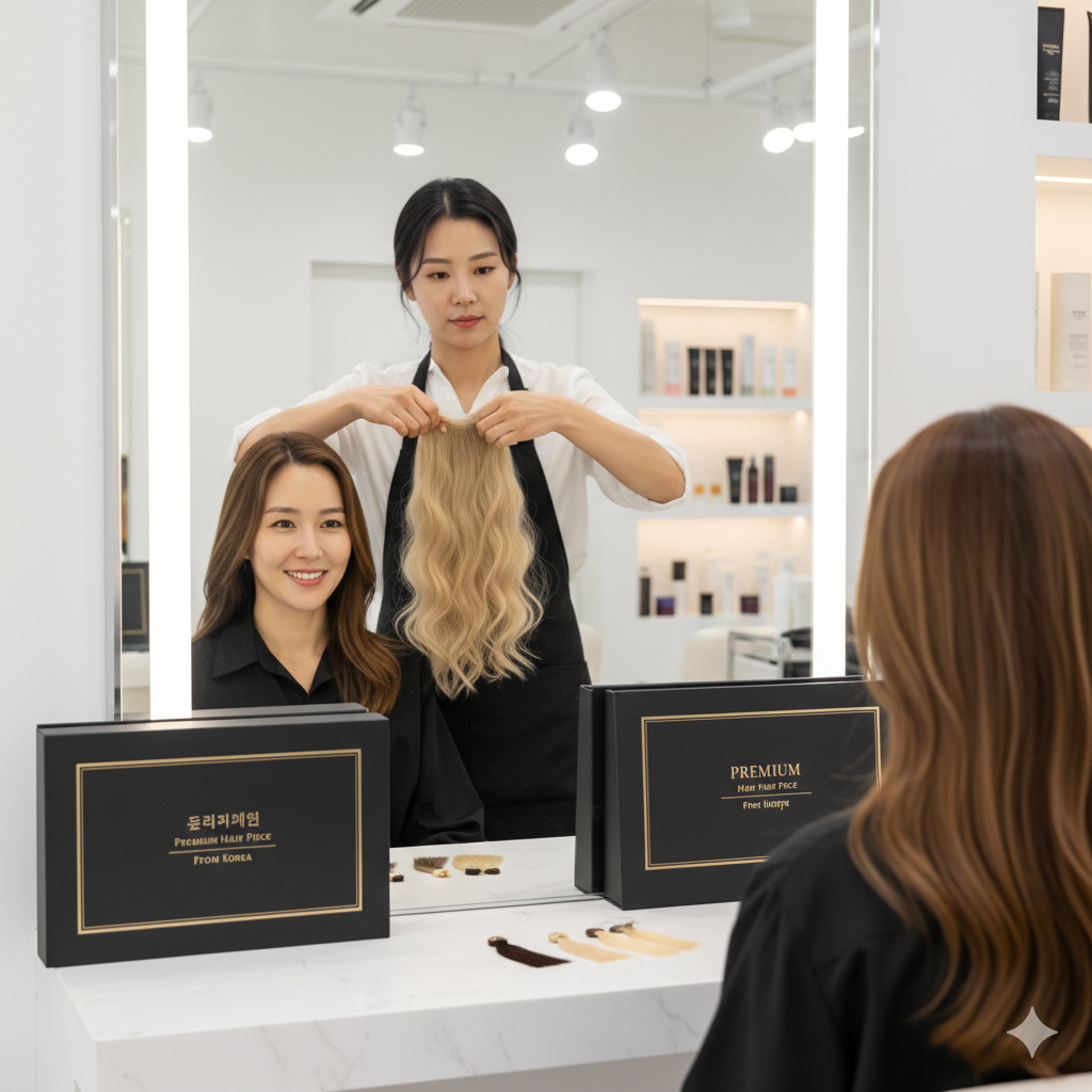 Premium Hair Piece From Korea & Europe